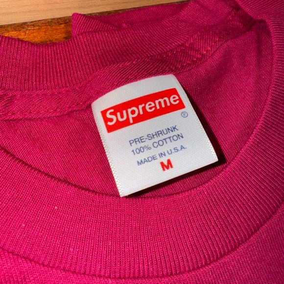 (3) NOS VTG Men’s Blank Supreme Made in USA Long Sleeve T-Shirts M Med NEW - LOT - Picture 4 of 9